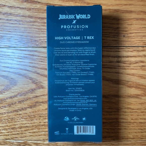 Profusion Cosmetics x Jurassic World High Voltage Duo Chrome Eyeshadow Lot of 3 - Picture 3 of 10